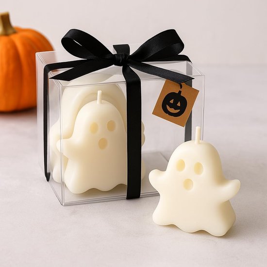 Vormen geest, siliconen mal voor Halloween-kaarsen, Halloween-geest, pompoen, Halloween, voor led, gipsvormen om te gieten, lamp voor Halloween-projectoren en pompoen voor aan de muur — afbeelding 3