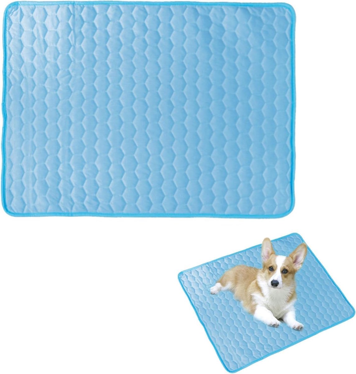 Koelmat voor honden, koelmat voor honden en katten, koelmat voor huisdieren in de warme zomer, voor kleine honden of katten, 40 x 30 cm