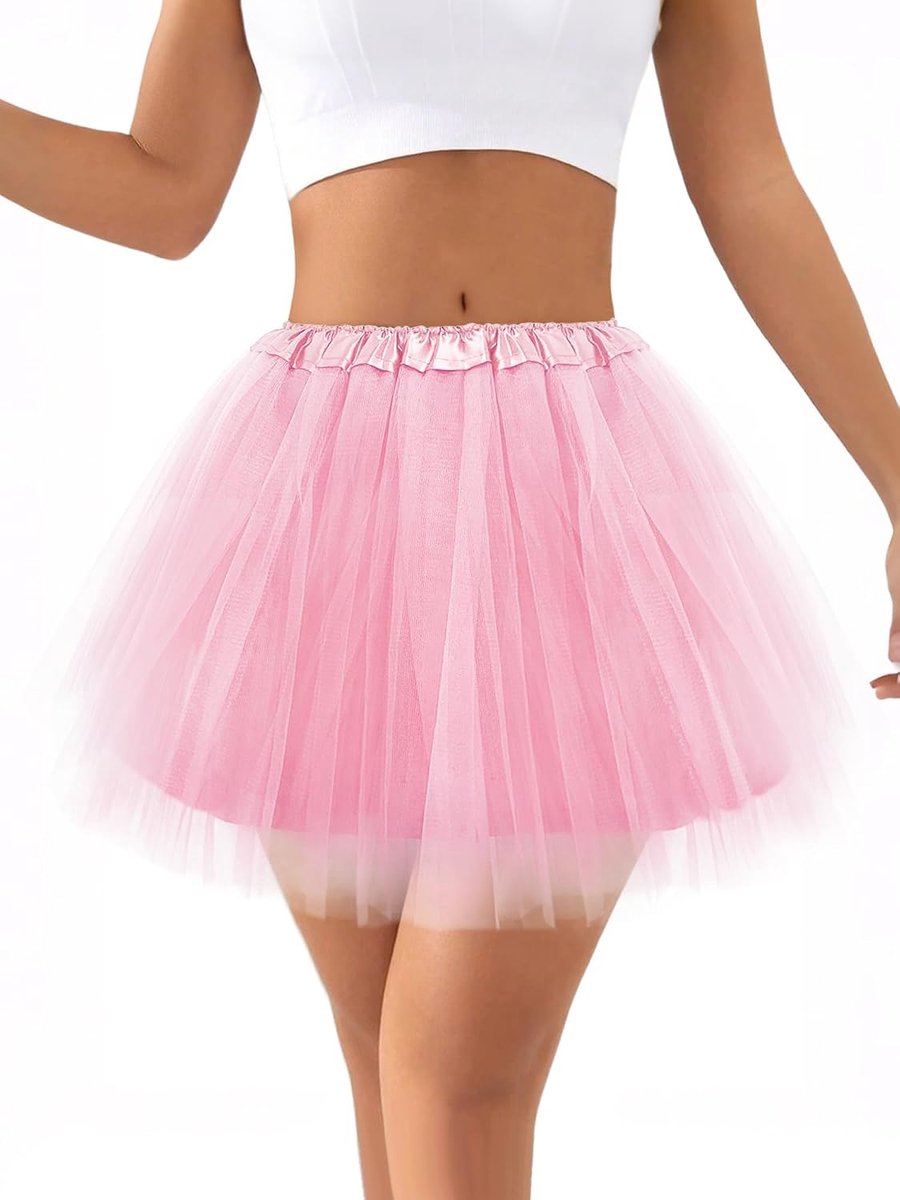 Tule tutu rok voor carnaval, klassieke elastische tutu rok, retro tutu rok voor volwassenen, voor carnaval, Halloween, ballet