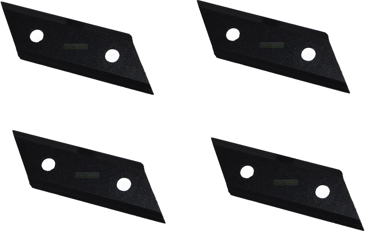 4 x 10,4 cm mes voor versnipperaar / houtversnipperaar voor AL-KO 325967, 517828, 13270541, H1600 - H3200