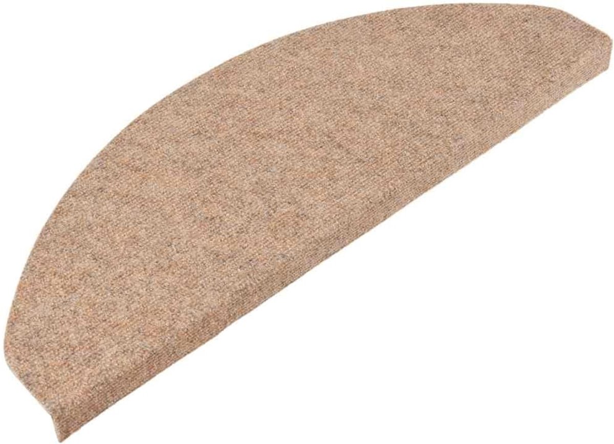Trapmatten (10/15/20/30 stuks), Beschermende Naaldvilt Trapmatten, Duurzaam en Comfortabel, Zelfklevend, Geluiddempend, Eenvoudige Installatie (65 x 22,5 x 3,5 cm)