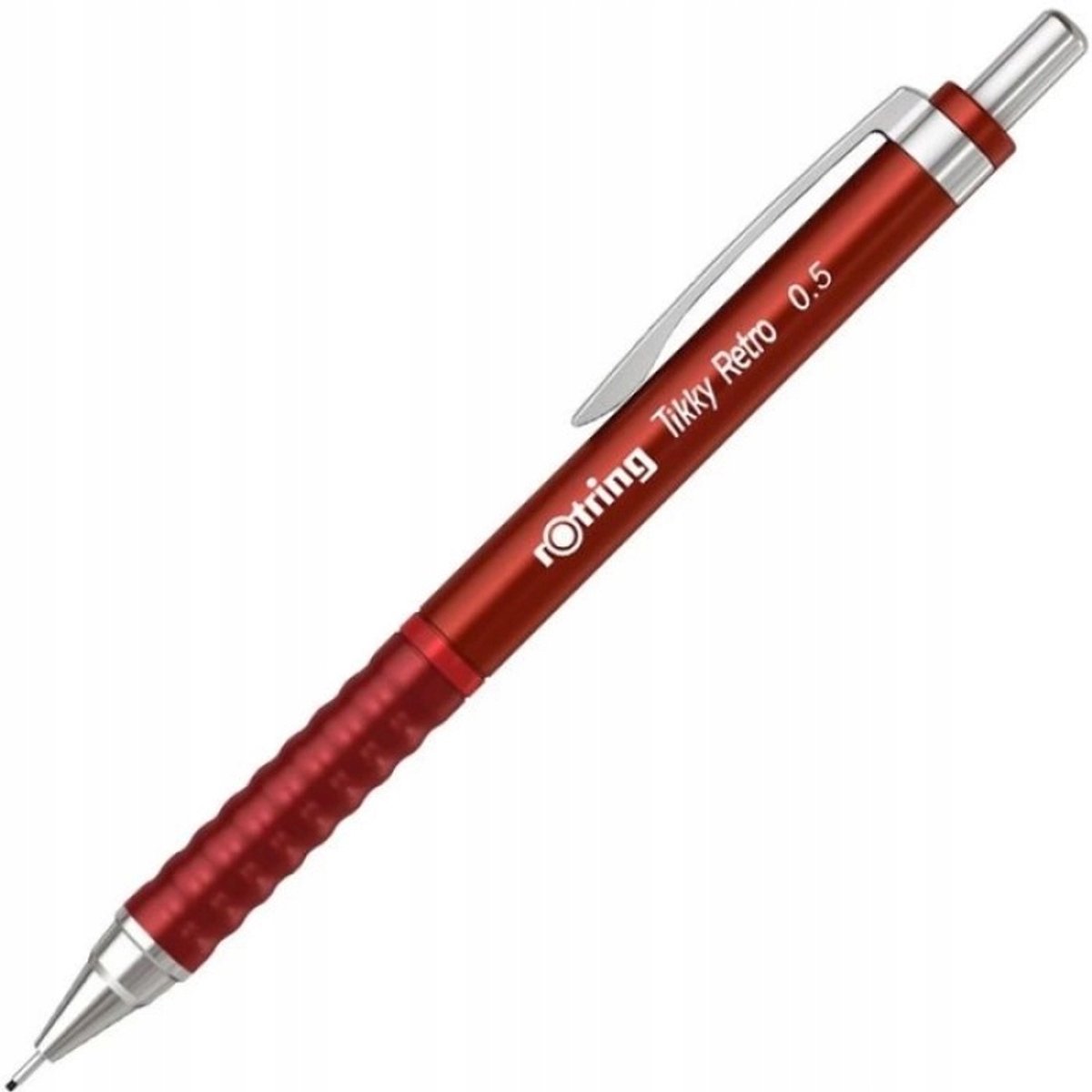 Merkloos Retro Rood Automatisch Potlood 0,5 mm voor Schetsen