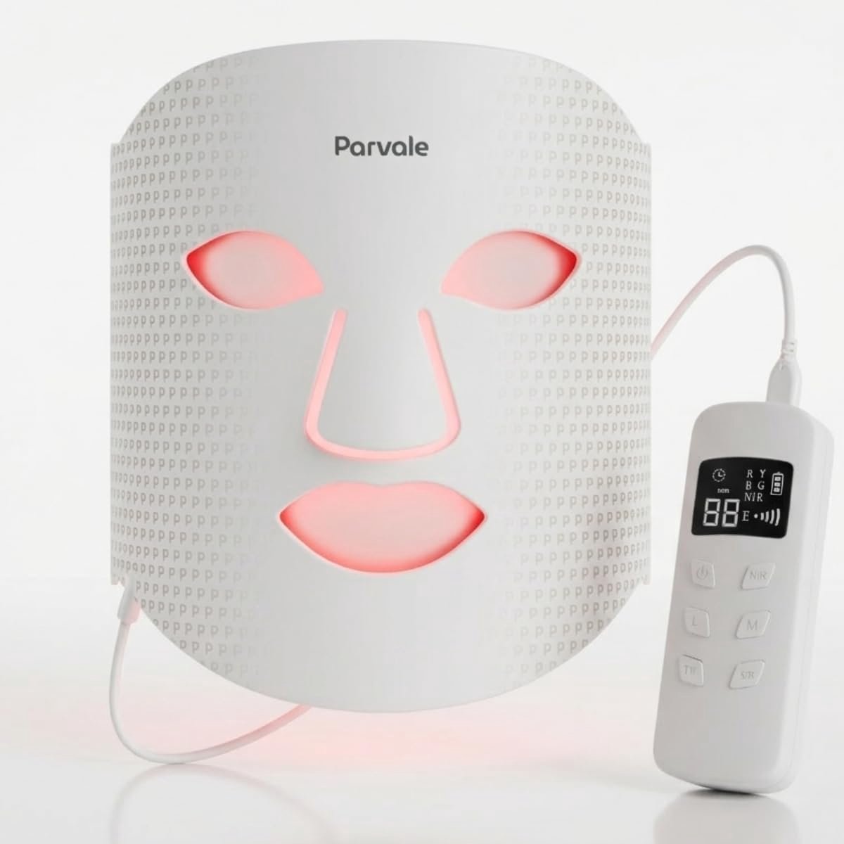 LED gezichtsmasker B-240 - 240 LEDs - 4 lichtmodi - voor huidverbetering - SnelShoppen