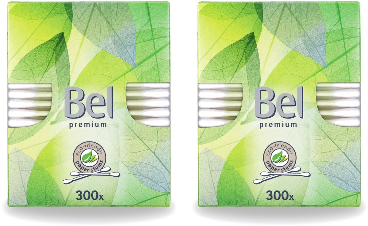 2 x Cotton Buds – Wattenstaafjes – Premium – Katoen - Voordeelverpakking - 2 stuks