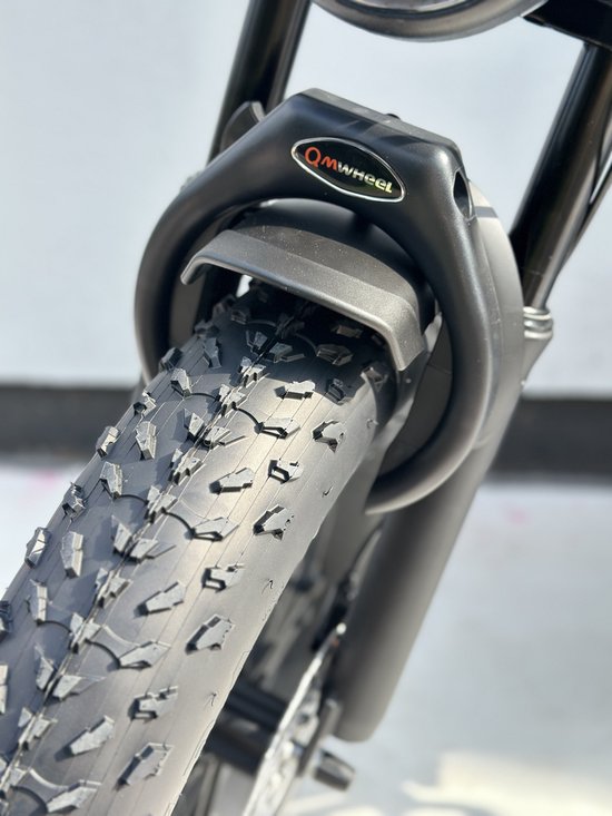 Vilolux - Fatbike Elektrisch - V20 SPORT - ZWART - 2026 model - Voorrek - Legaal - Rijklaar geleverd - 2 Jaar garantie - Hydraulische remmen - Dubbele vering — afbeelding 3