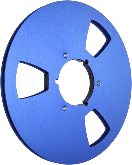 Lege Winding Spool 1/4 10.5 Inch Aluminium Universele Opening Machine Onderdelen, Geluidsband Spoel, 3-Gat Ontwerp voor Tape Recorder en Audioproductie Accessoires — afbeelding 4