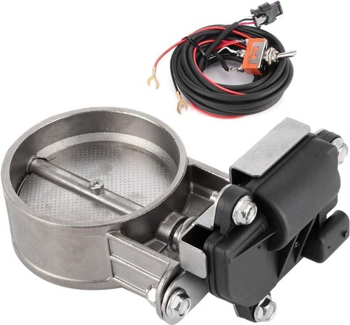 Elektrische uitlaatklep - Afsluitklep - Pijp - Geluidsregeling - Motor - Afstandsbediening - Bediening - 2 inch pijp
