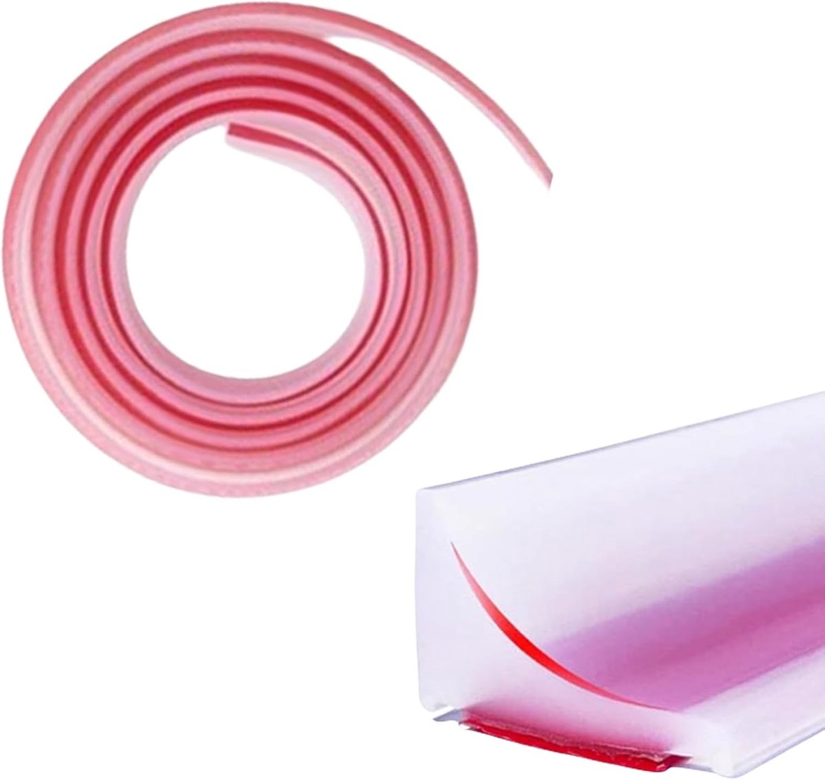 Shower End Strip Wall End Strip Kitchen End Strip for Kitchen Worktop Seal Shower Glass Door 100 cm - ShopVlot
