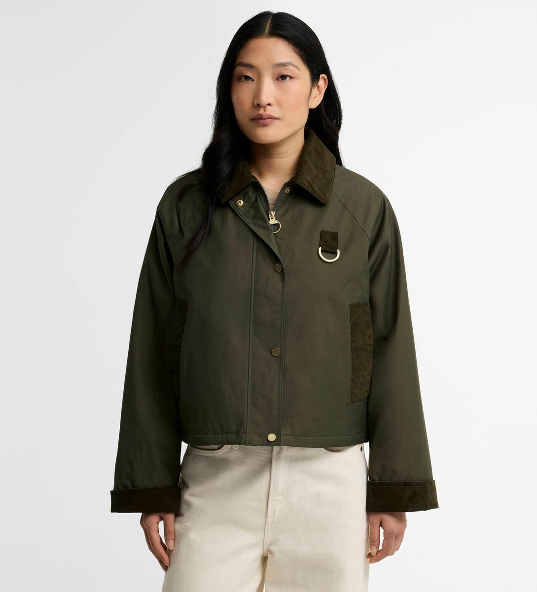 Barbour Wendy jas olijfgroen
