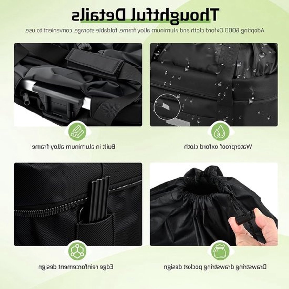 Vouwbare fietstas voor honden - afneembare multifunctionele stuurmand - 33 x 22 x 25 cm