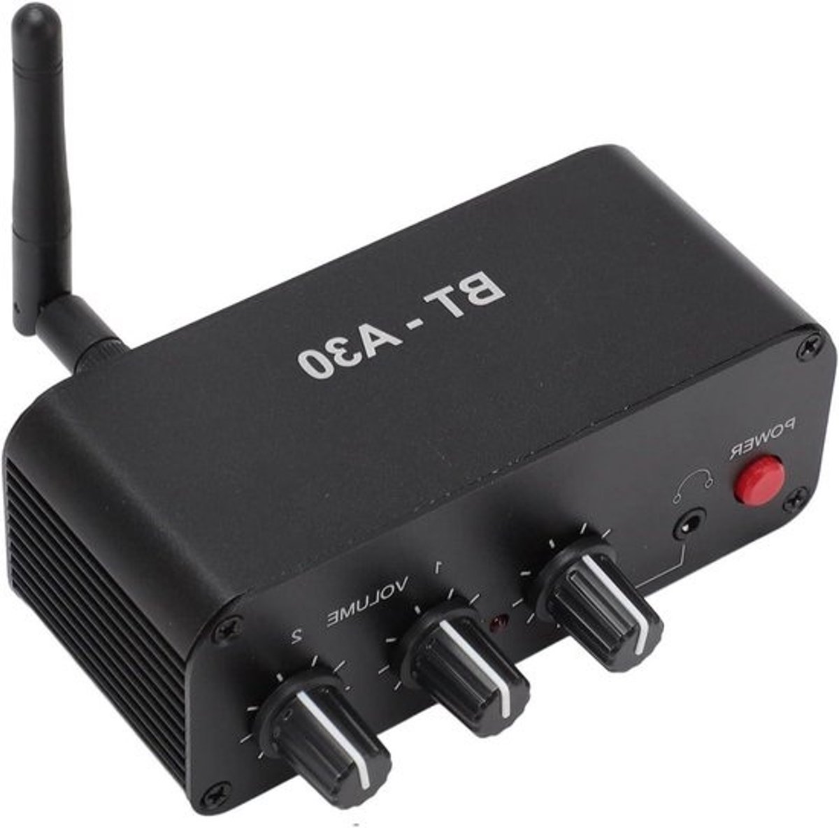 Allecta Geluidsvoorversterker met Bluetooth, NE5532-opamp en 3,5 mm-poort - Stereogeluidssignaal voor phono-draaitafel - Stereovoorversterker