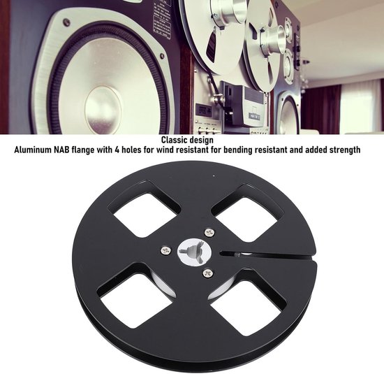 Lege Geluidsband Spoel van Aluminium, 5 Inch met 4 Gaten voor Studer Bandrecorder en Audio-opnames — afbeelding 5