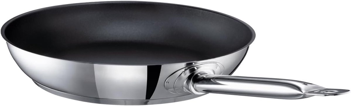 SnelShoppen - Industar Diamas Pro Koekenpan 24 cm Coated - Robuuste Kookpan voor Catering - Geschikt voor Inductie en Vaatwasser - Hoogwaardige Kookge