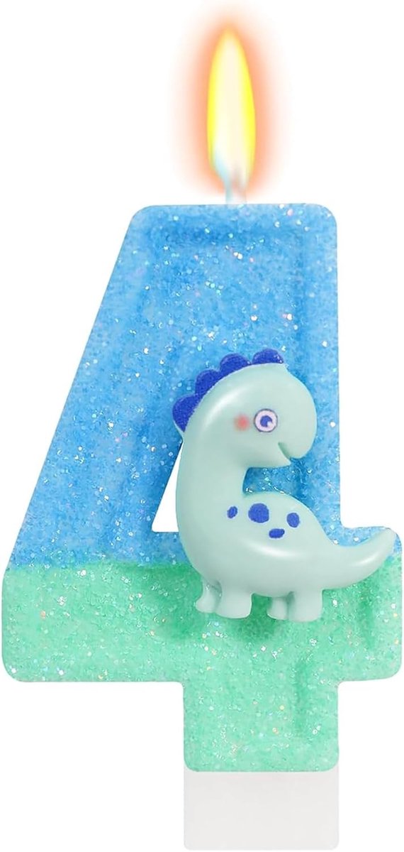 DazzJoy dino birthday candles figures 4 - ShopVlot