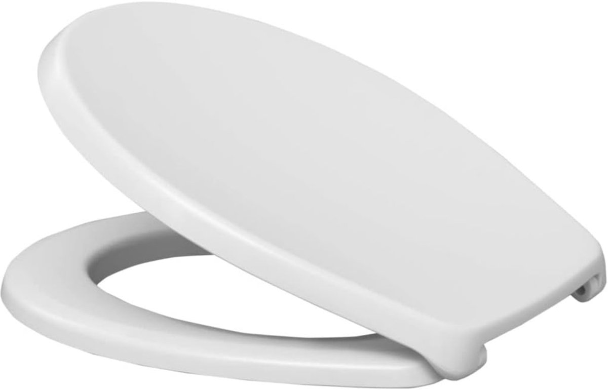 Siamp Toilet seat, Duroplast, white - ShopVlot