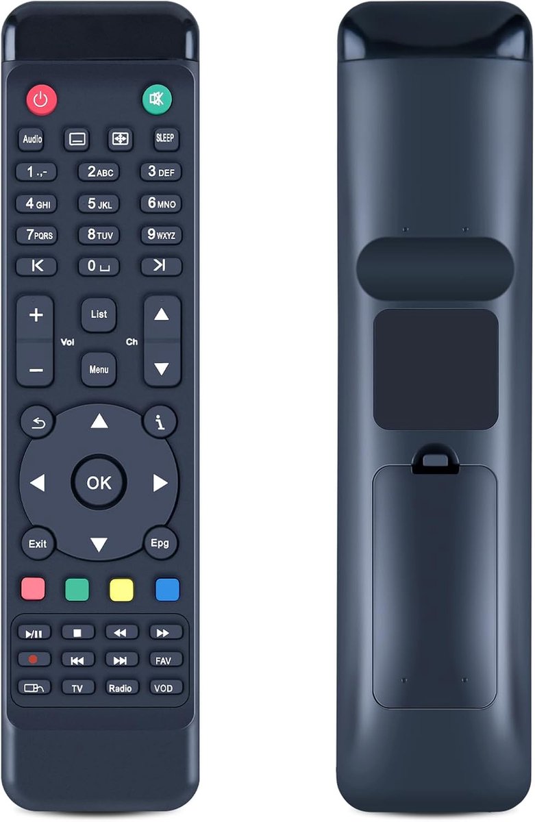 New Replacement Remote Control Compatible with Anadol Multibox AX & Mutant HD51, HD1200 / HD1265 / HD500c / HD530c / - ShopVlot