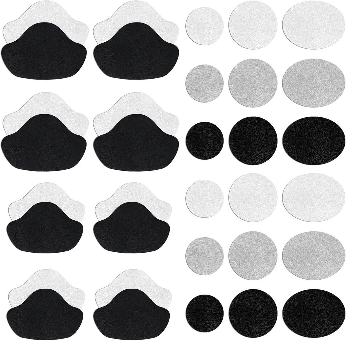 Heel Hole Repair Patches 34pcs,Shoe Heel Repair Heel Pads Heel Pads for Men and Women - ShopVlot