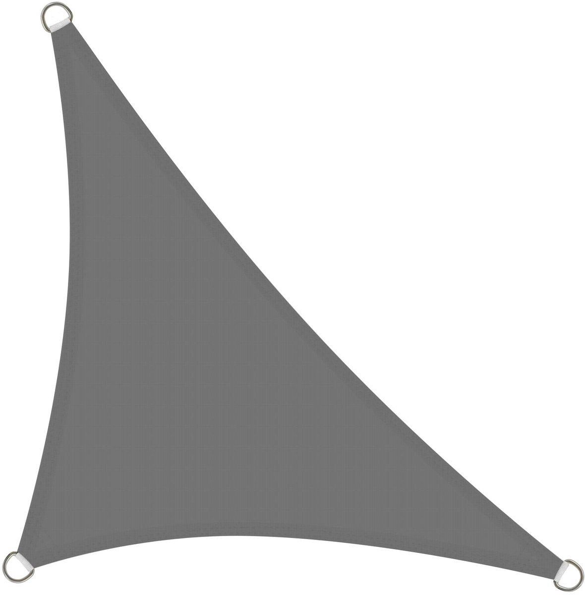 SnelShoppen - Zonnezeil Driehoek 3x3x4,3 m Waterdicht, Schaduw Zeil Driehoekig met 98% UV-Bescherming van PES Polyester voor Tuin, Terras, Camping, Bu