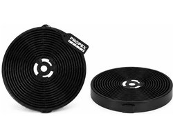 2x Propex geschikt voor Firegas/Klarstein 10033470/10033471/10033472/CC130/CF155 koolstoffilter afzuigkap