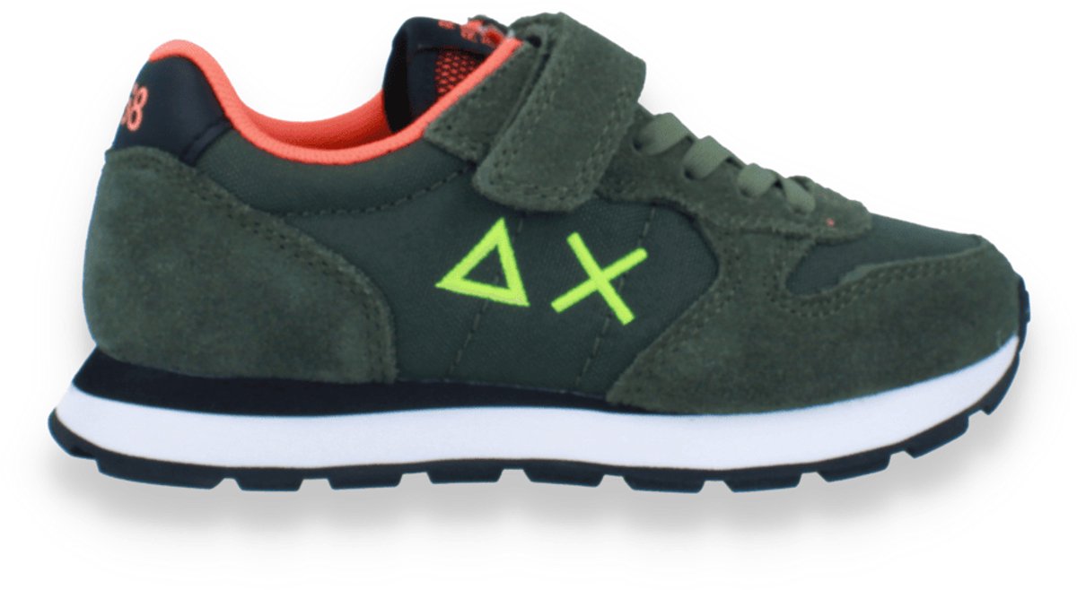 Sun 68 Sneaker Boy's Tom Fluo Militare | Kaki | Maat: 32