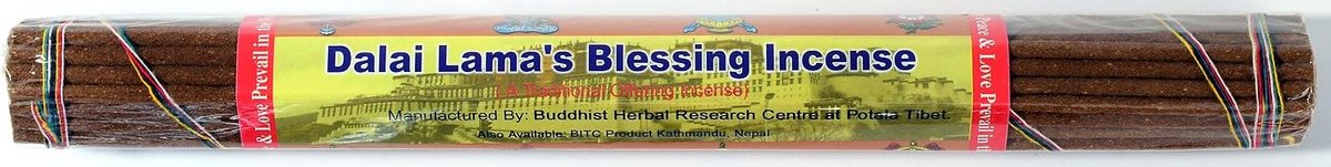 Dalai Lama's Blessing, incense sticks, Tibetan Incense, 1 piece, 35 sticks - ShopVlot