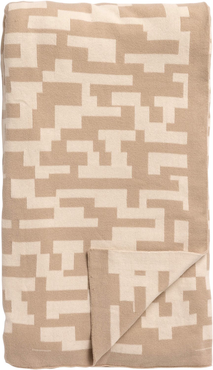 Hoii MARLEN | plaid | 150x200 cm | Brown Rice | beige | Hoii Lichtbeige