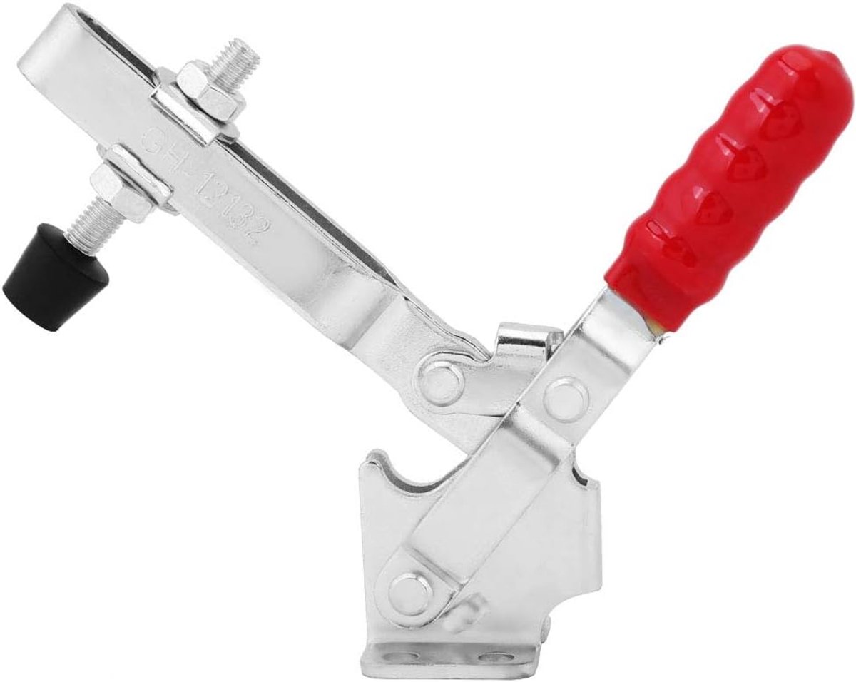 Dailygoods- Toggle Clamp 227 kg Klemkracht - Horizontale Klem - Verstelbare Beugel - Galvaniseerd - Lichtgewicht 386 gram - Veilig en Betrouwbaar