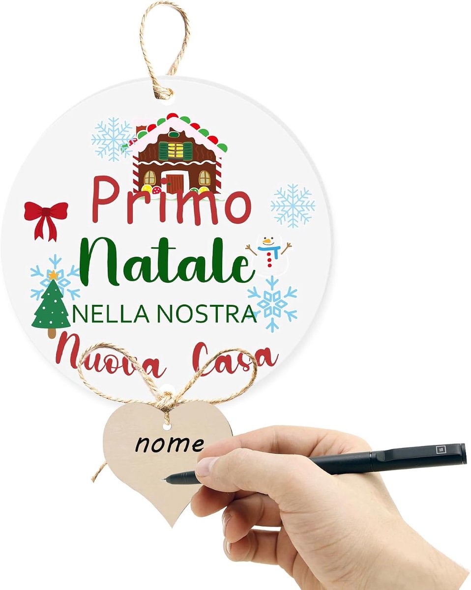 Personalized Christmas Ball First Christmas in Our Home Christmas Decorations Ornament Christmas Tree Decoration (NEW - ShopVlot