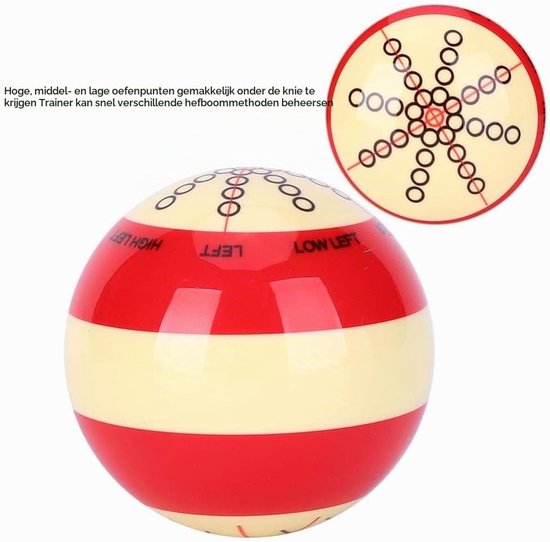 52mm 132g Billiard Training Bal voor Snooker en Pool, Ideaal voor Oefening en Spelverbetering — afbeelding 4