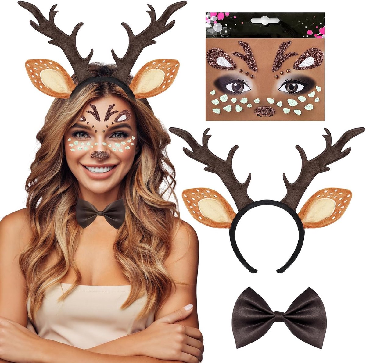 Kattenkostuum voor dames, kattenkostuum accessoires, dierenkostuum