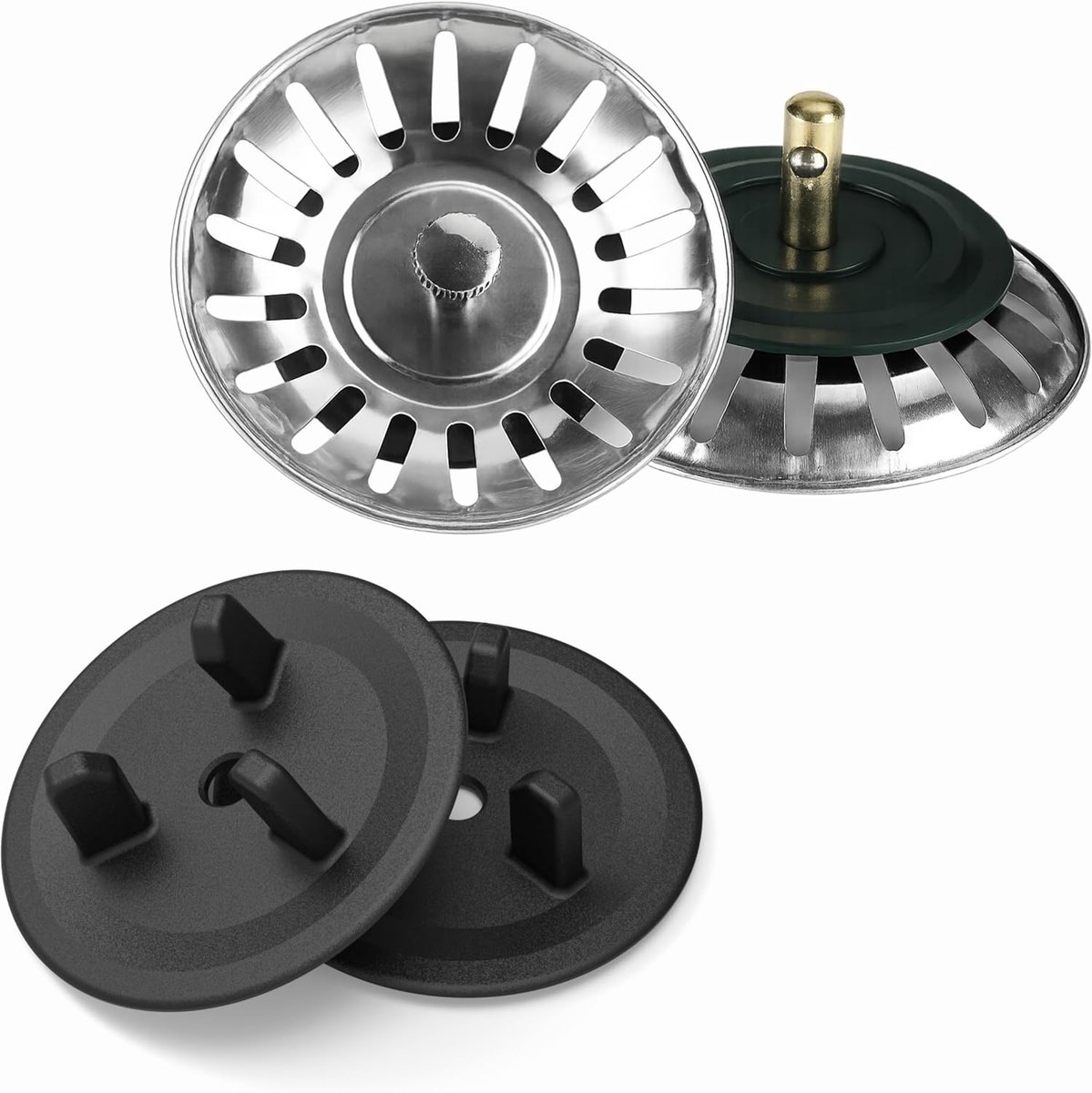 Sink Plug Seal, Spare Part Compatible with IKEA Siphon Atlant & Domsjö Sink Closure, Silkorg, Washbasin Stop, Improved - ShopVlot
