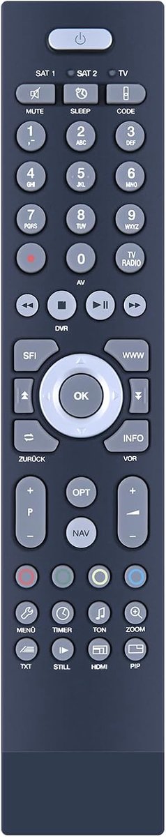 New FBDVR401B 2530401010102 Replacement Remote Control for TechniSat HDVISION32 DIGIPAL-1 DIGITAL-PR-S HDTV-46 S2 - ShopVlot