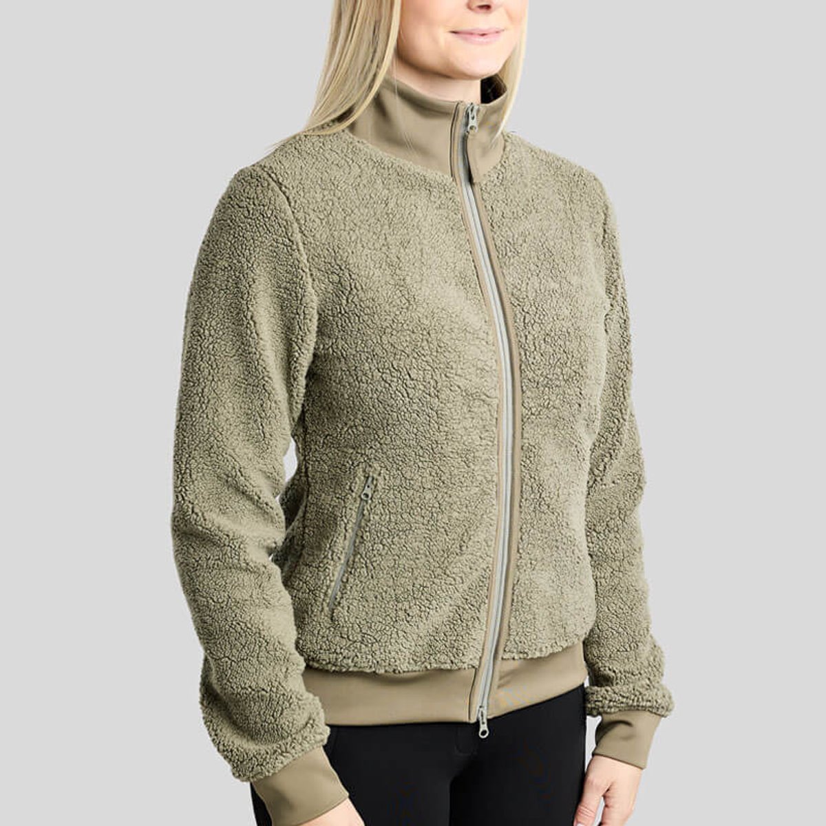Teddy Vest Montar MoEbba Dusty Groen