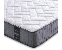 Z-hom Matras 160 x 200, 20 cm, Matras met onafhankelijke pocketveren, bewegingsisolatie, half hard, perfecte - ShopVlot