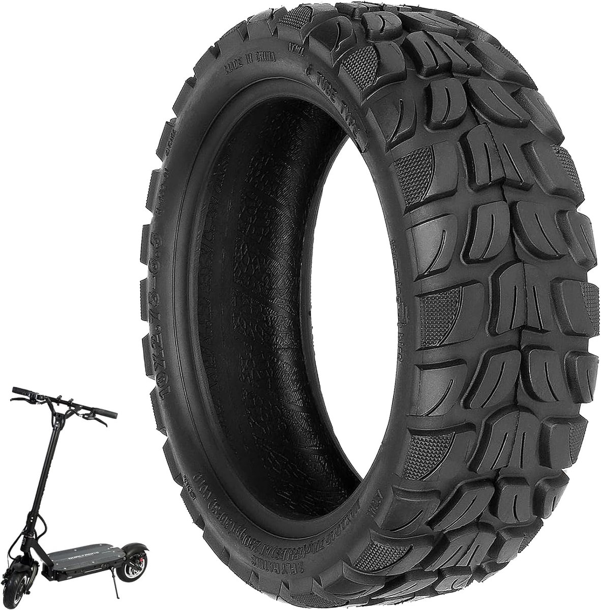 Banden voor Speedway5, Dualtron3 Kugoo G Booster, Hitway H5, T4 Max reserve-offroad-banden voor voor- en achterwielen, verbrede verdikte banden (1 stuk)