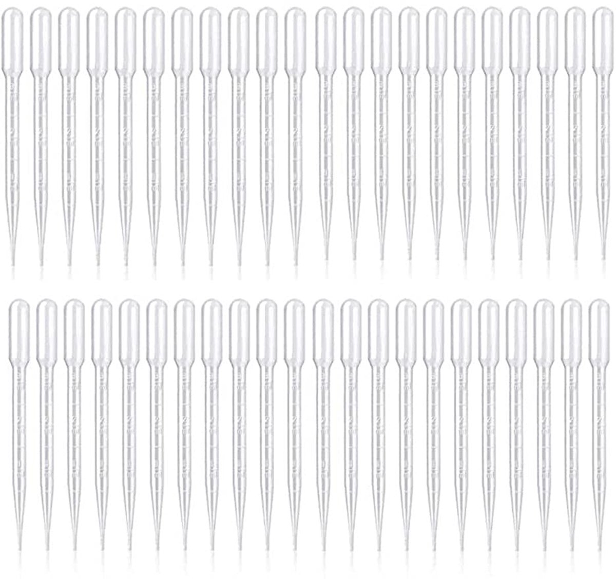 200 pcs 2 ml plastic transfer pipettes, pipettes droppers plastic transfer pipettes for essential oils. - ShopVlot
