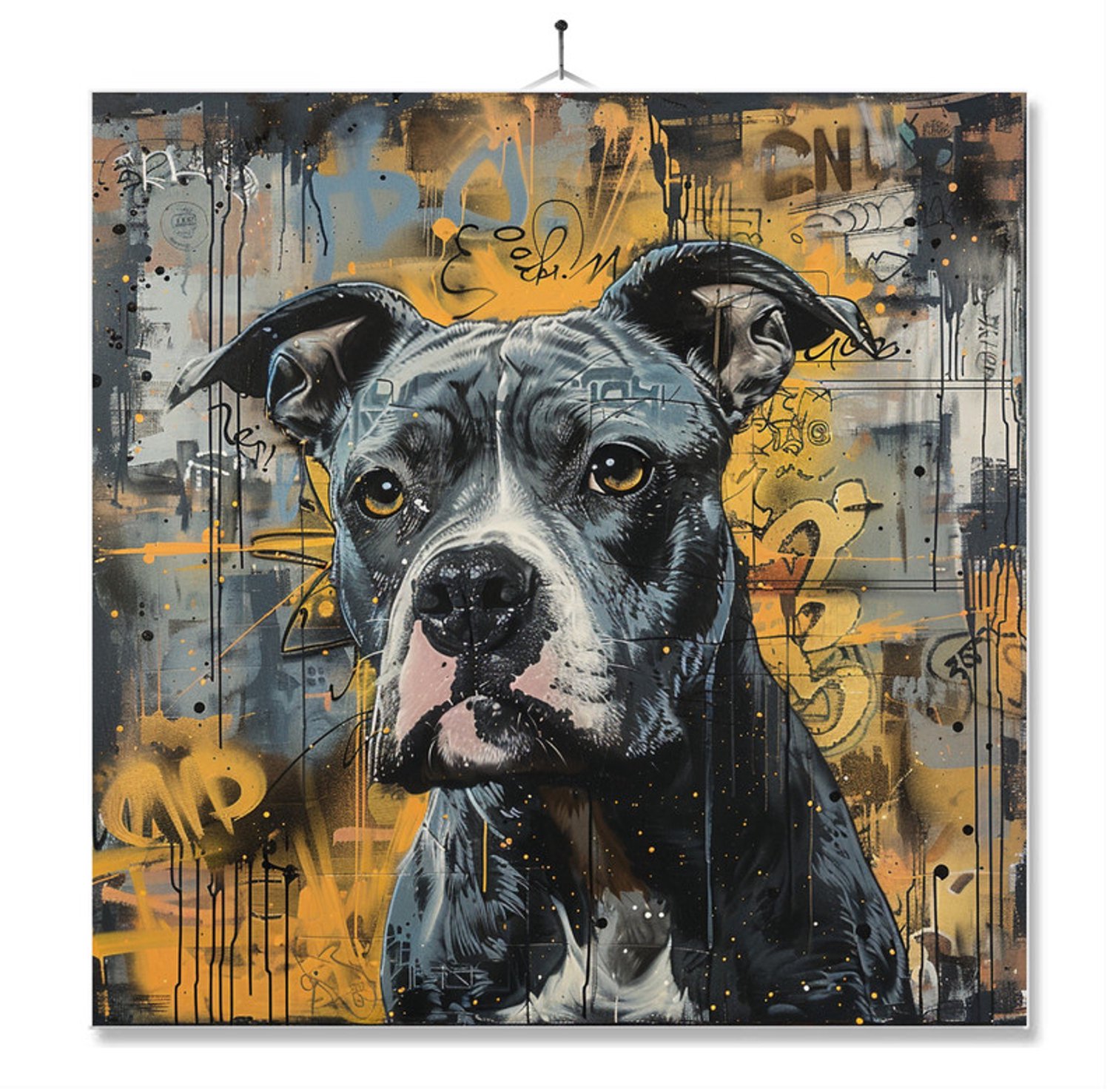 MC Living Tegel Met Opdruk | Geschenk | Art | Kunst | Pitbull Ontwerp 3