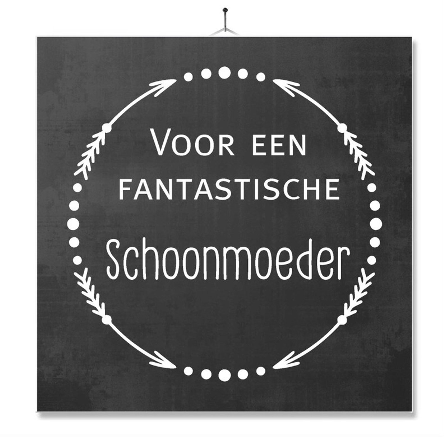 MC Living Tegel Met Opdruk | Geschenk | Kado | Voor een fantastische schoonmoeder Multi-Color