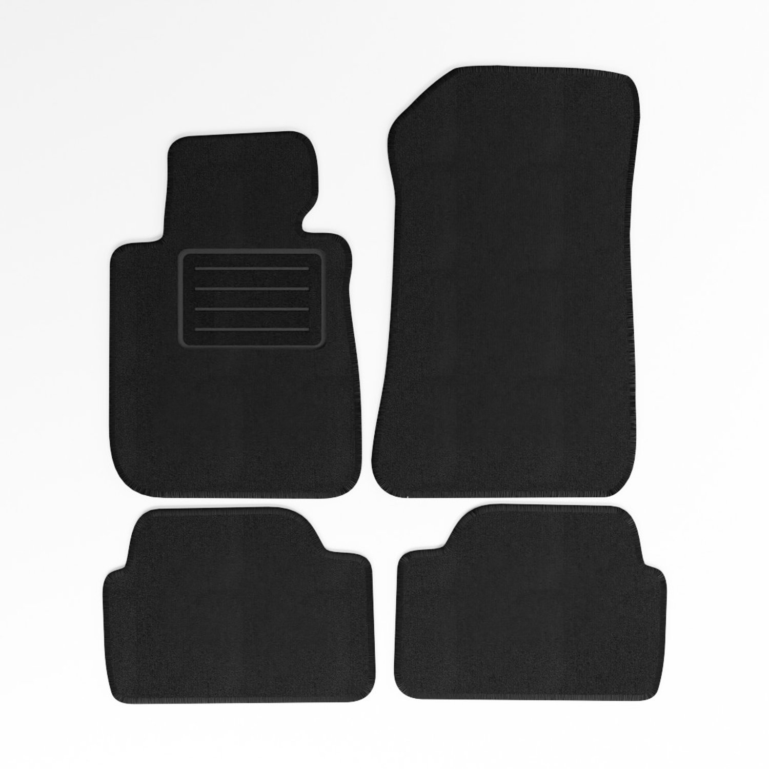 Mats4all | Naaldvilt automatten passend voor BMW 1-serie E87 5-drs. Hatchback 2004-2011 | Antislip | Met versterking | 4-delig | Automatten | Mattenset