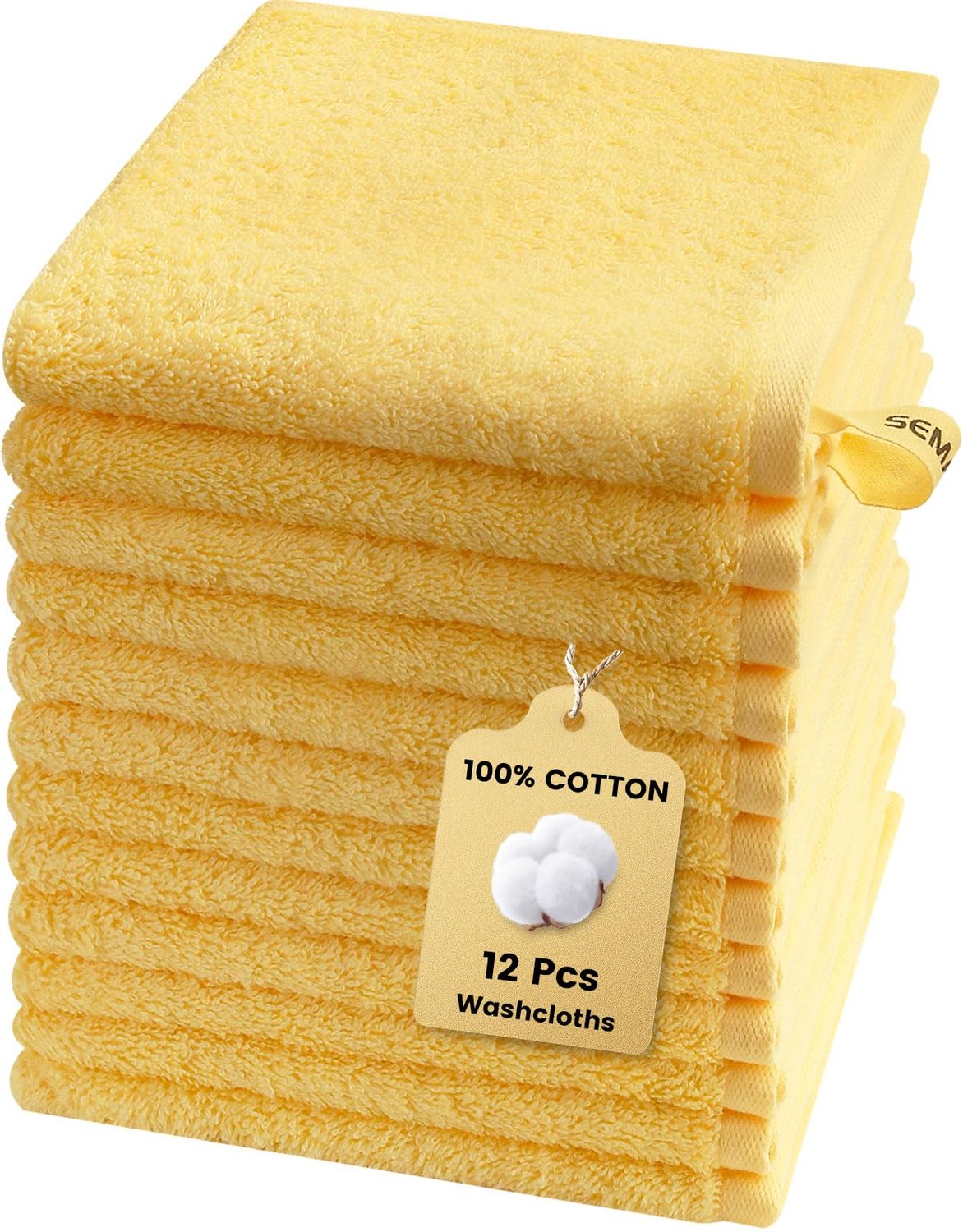Katoenen Wasdoek Set, 12 Stuks