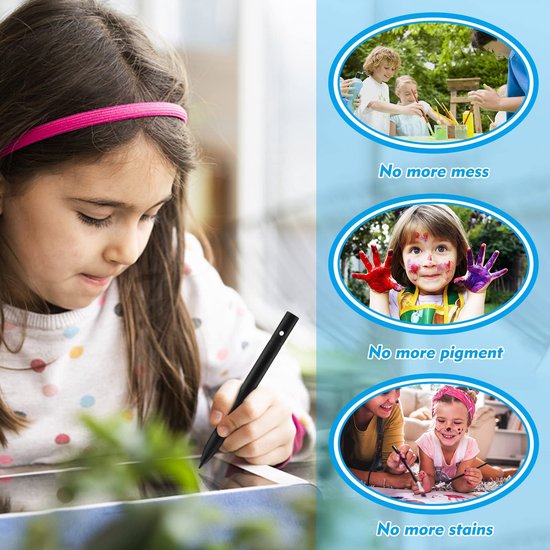 4 Stuks Stylus Pennen voor Tablets met Lanyard — afbeelding 4