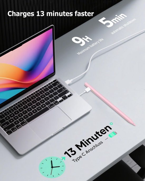 Stylus Pen voor iPad met Snelle Oplaadtijd van 13 Minuten — afbeelding 5
