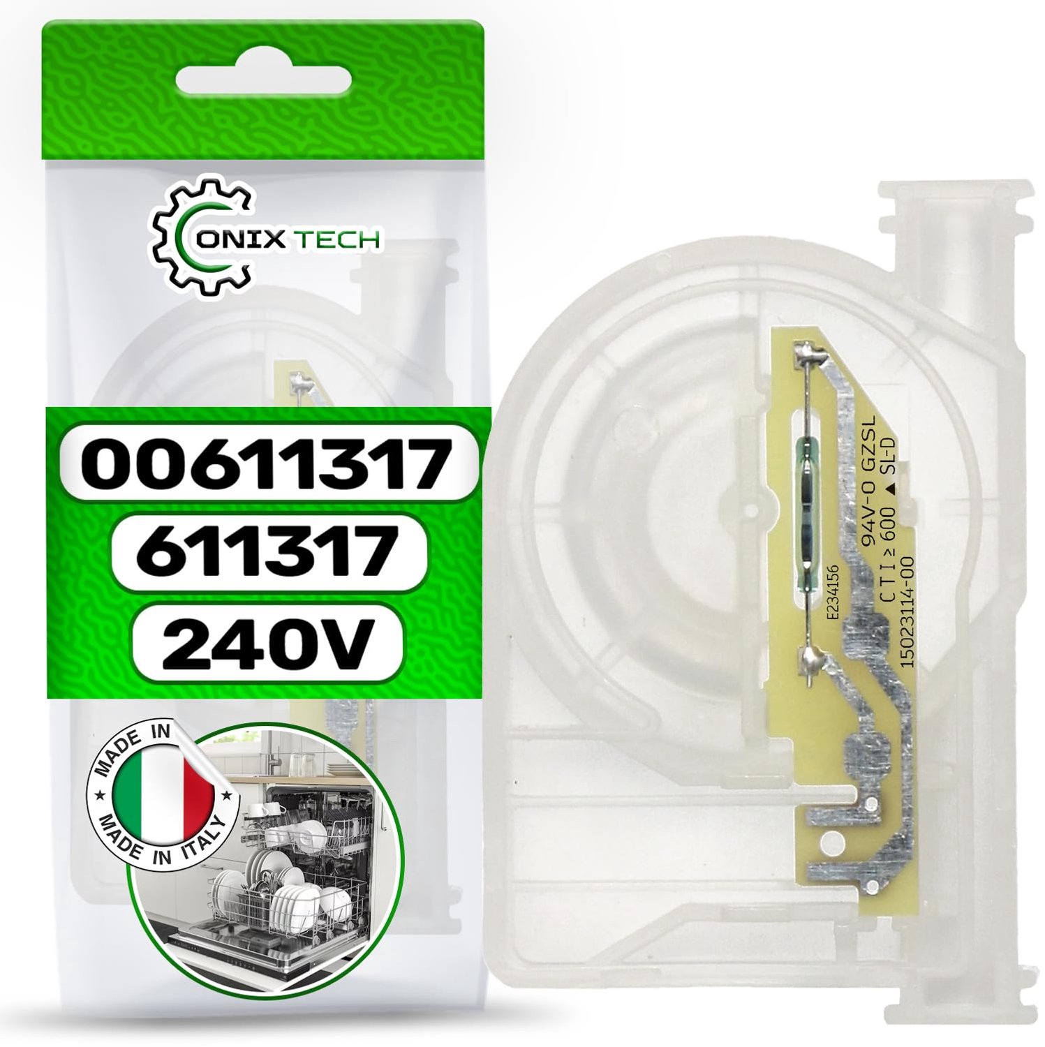 Watermeter voor Vaatwasser met Originele Code 00611317