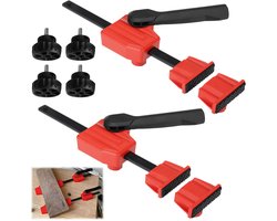 Set van 2 Werkbank Klemmen voor Houtbewerking