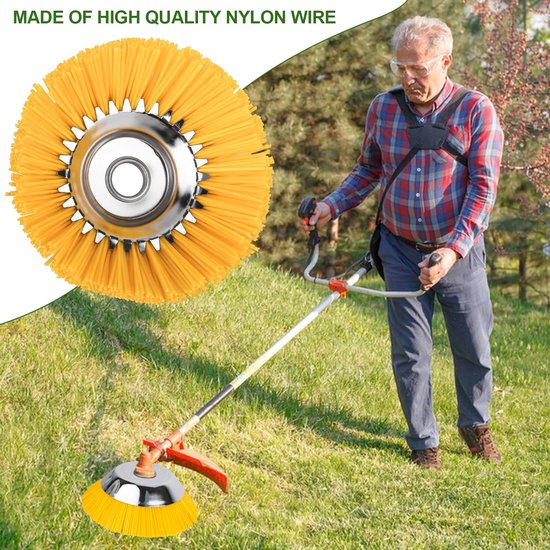 Nylon Onkruidborstel voor Tuinonderhoud — afbeelding 3