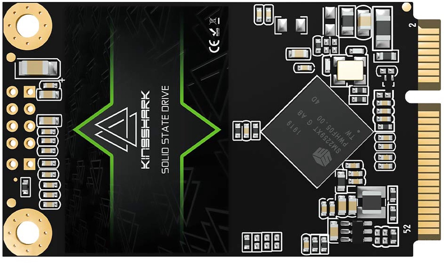 1TB mSATA Interne SSD voor Desktop en Laptop