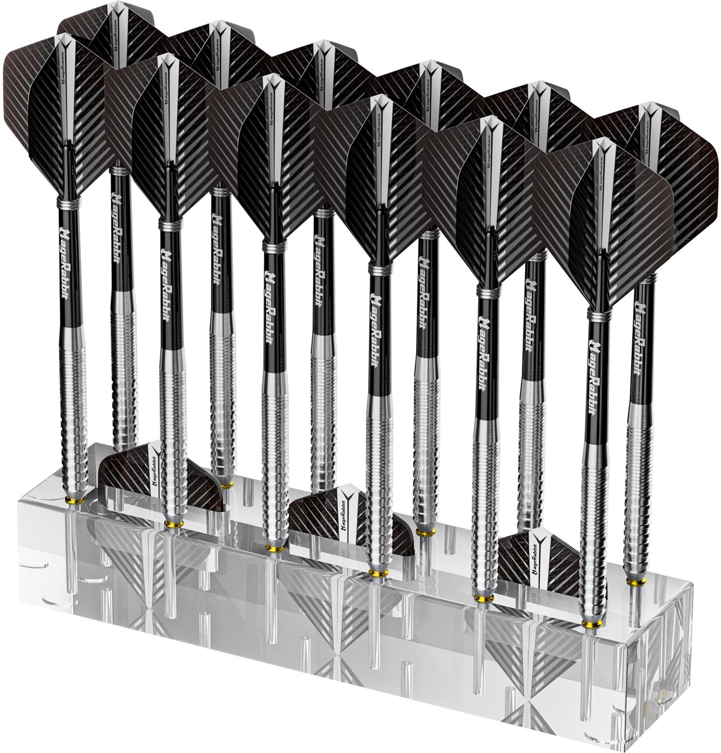 Darts Rack Stevige Organizer - Darts Houder - Accessoires Opbergvak - Compacte Dartstandaard - Ruimtebesparend - Geschikt voor 12 Darts