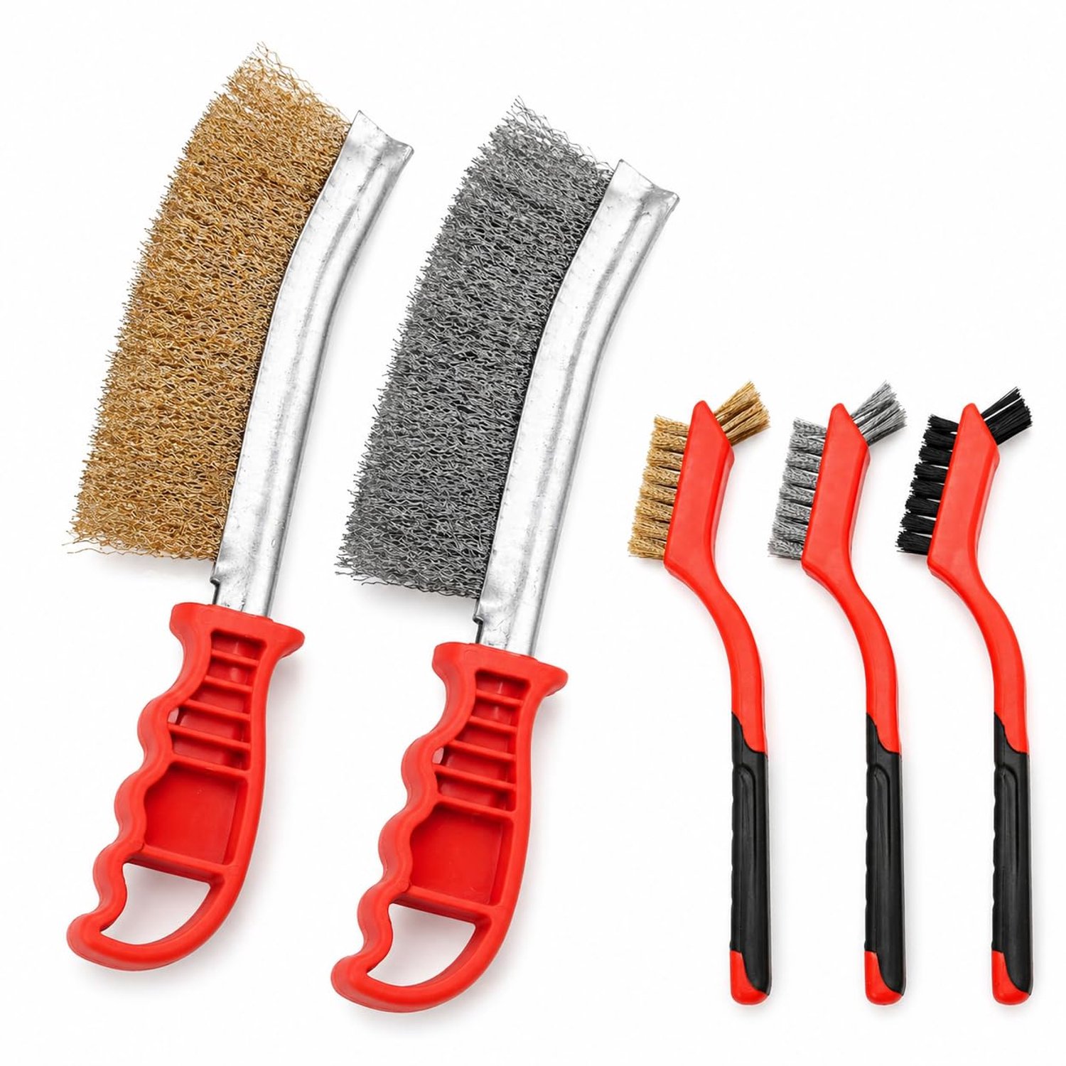Set van 5 Draadborstels voor Grille en Roestverwijdering