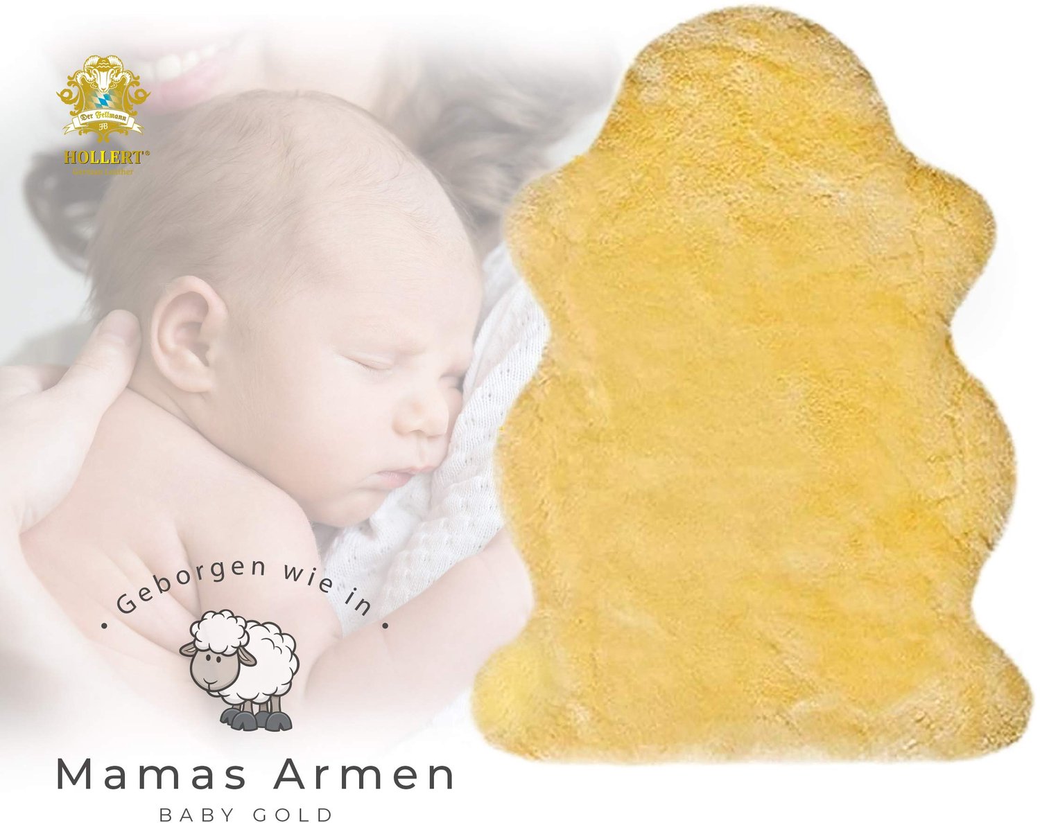 Premium Kwaliteit Baby Lamsvel 110-120 Medisch Gelooid