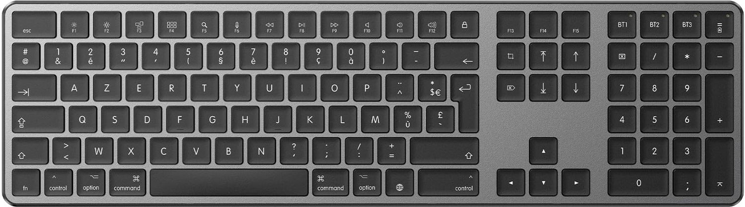 Bluetooth Toetsenbord voor Mac met 3 Kanalen